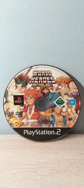 Juego World Heroes Anthology para PlayStation 2.