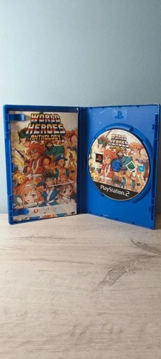 Juego World Heroes Anthology para PlayStation 2.