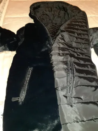 Giubbotto donna reversibile pelliccia