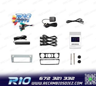 RADIO GPS ANDROID 14 PARA BMW E90 E91 E92 E93 PANTALLA 9" TA
