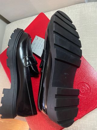 Mocasines negros Mango charol