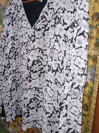 Blusón elegante El Corte Inglés floral