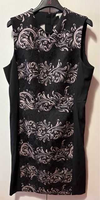 Abito H&M damascato nero/bianco tg. 46