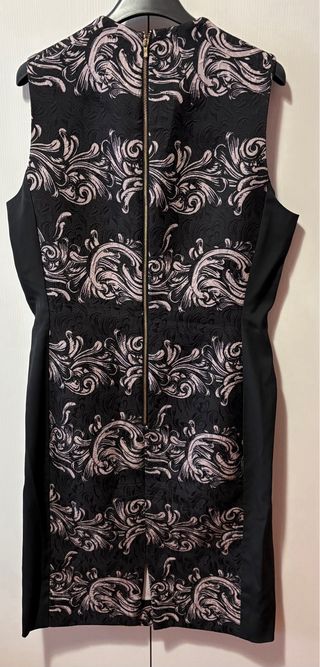 Abito H&M damascato nero/bianco tg. 46