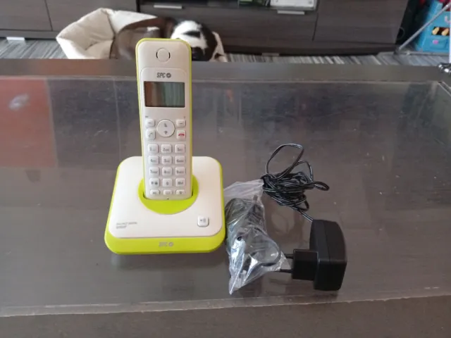 Teléfono Inalámbrico SPC Blanco y Verde