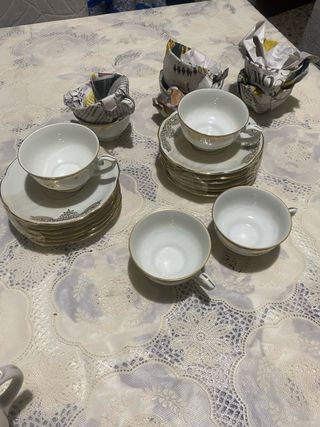 Servizio da Tè Bavaria Porcellana Oro