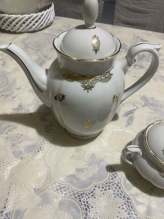 Servizio da Tè Bavaria Porcellana Oro