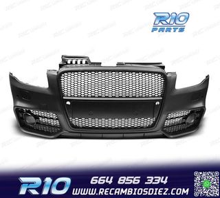 PARAGOLPES DELANTERO AUDI A4 04-07 LOOK RS4 NEGRO