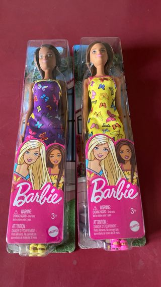 Set 2 Barbie Mattel 2000 Farfalle