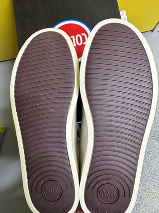 Zapatillas Colmar Piel Blancas y Azul Marino