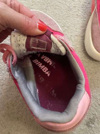 Zapatillas Bimba y Lola rosas y beige