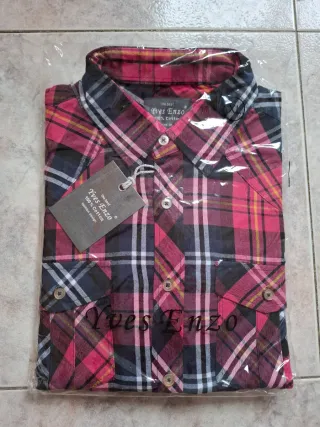 Camisa de cuadros Yves Enzo nueva