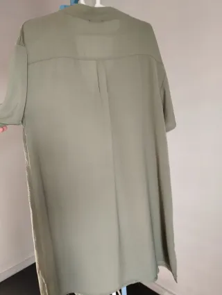 Vestido camisero verde