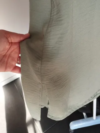 Vestido camisero verde