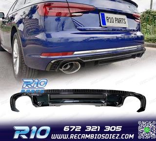 DIFUSOR AUDI A4 S LINE 16-19 LOOK RS4
