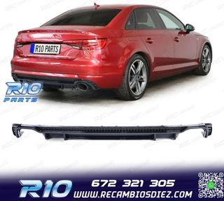 DIFUSOR AUDI A4 S LINE 16-19 LOOK RS4