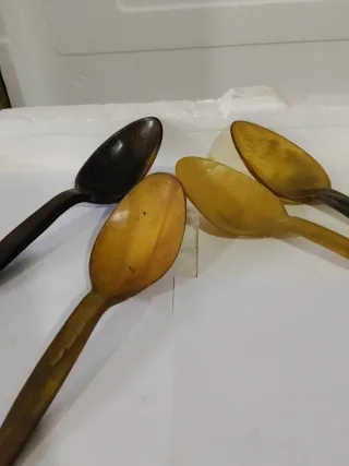 Cucharas de asta antiguas