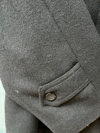 Chaquetón negro hombre