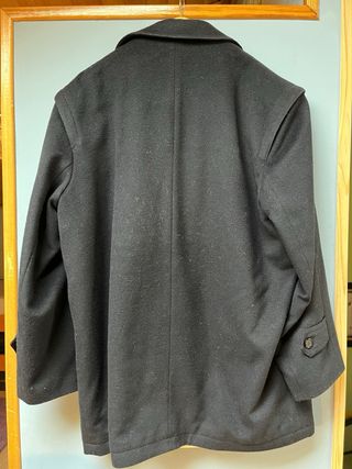 Chaquetón negro hombre