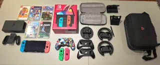 Nintendo Switch OLED + 5 Giochi + Accessori