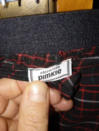 Pantalones de cuadros mujer