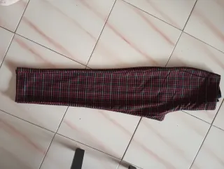 Pantalones de cuadros mujer