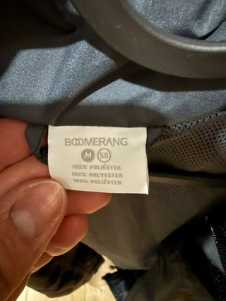 Chubasquero Boomerang Negro Talla M