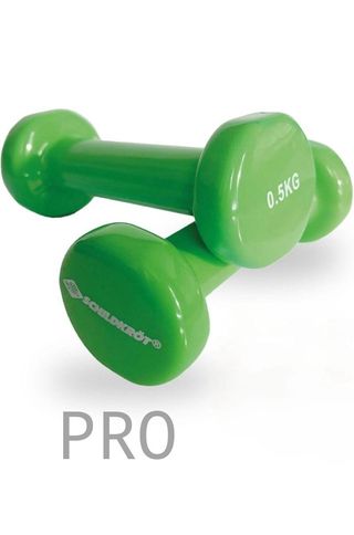 Set di 2 manubri in vinile da 0,5 kg