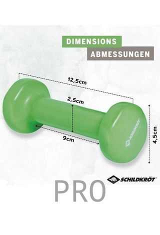 Set di 2 manubri in vinile da 0,5 kg