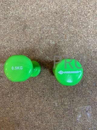 Set di 2 manubri in vinile da 0,5 kg