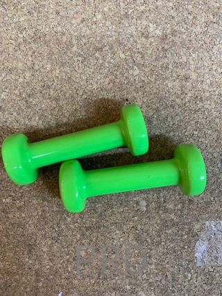 Set di 2 manubri in vinile da 0,5 kg