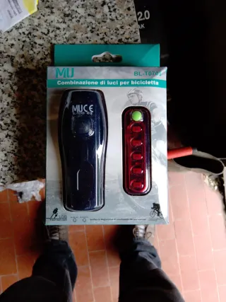 Set fanali bici MU BL-T0705 USB