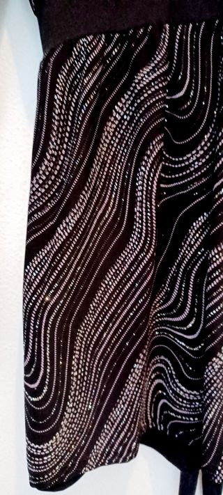 Blusa Fiesta Negra Talla L Nueva