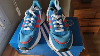 Zapatillas Adidas Retropy Azul/Rojo
