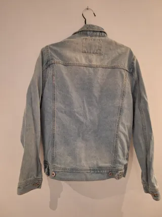 Cazadora Vaquera Zara Man Azul