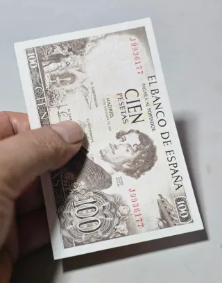 Billete 100 Pesetas España 1965 G.A.Becquer