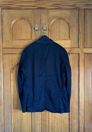 Americana Sfera Azul oscuro Hombre