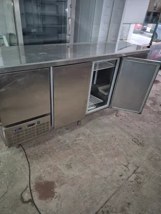 Bajomostrador Frigorífico Acero Inoxidable