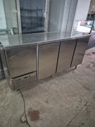 Bajomostrador Frigorífico Acero Inoxidable