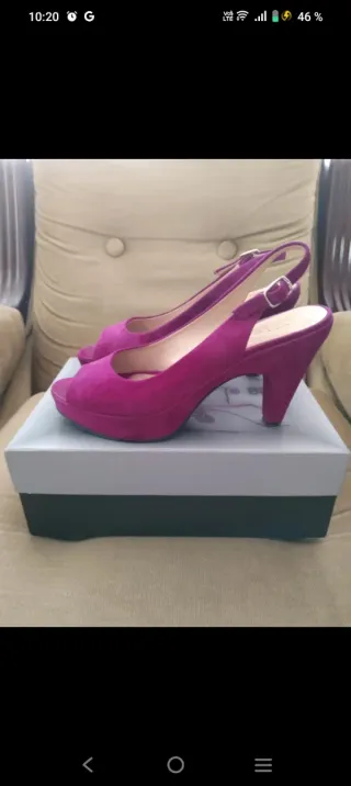 Zapatos fiesta en ante T40 "To Be"