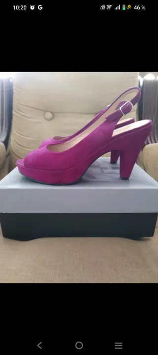 Zapatos fiesta en ante T40 "To Be"