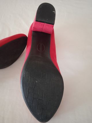 Zapatos de tacón Graceland rojos talla 38, Nuevos