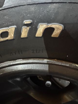 4 Cubiertas BFGoodrich All-Terrain T/A  sin llanta