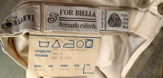 Pantaloni uomo FOR BIELLA Lana Verde Nuovi