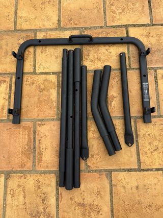 Barra de dominadas negra