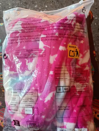 Bata unicornios multicolor 11/12 años a estrenar