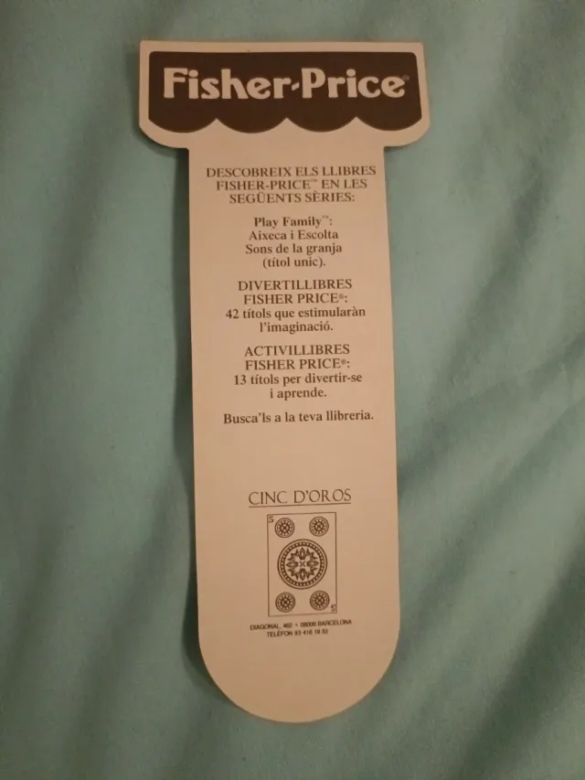 Ponto de livro Fisher Price