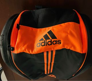 Paletero Adidas Padel Negro/Naranja