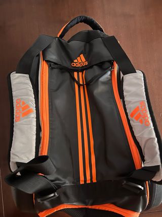 Paletero Adidas Padel Negro/Naranja