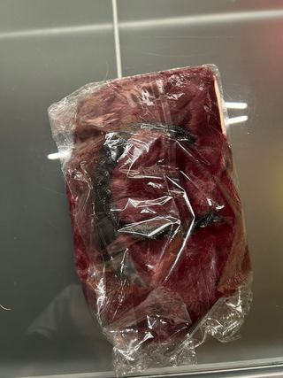 Borsa lussuosa stile coreano cremisi finta pelle